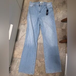 Straight leg jeans